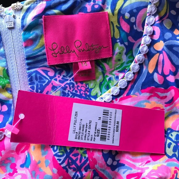 Lilly Pulitzer Coralynn Shift Dress Multi Pop Up 60 Animals - Picture 11 of 13